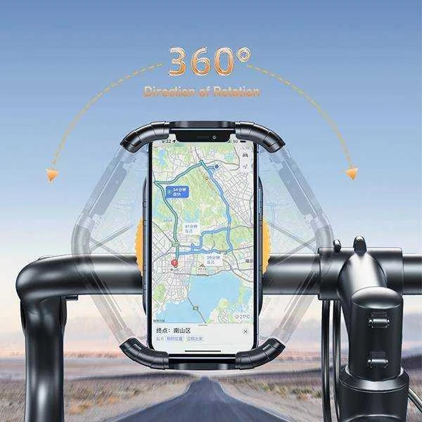 AWEI X29 bike mount 4.7″-6.7″ for frame juodos spalvos