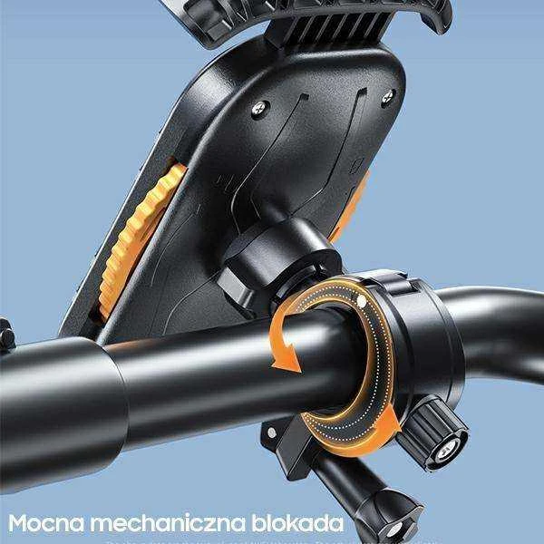 AWEI X29 bike mount 4.7″-6.7″ for frame juodos spalvos