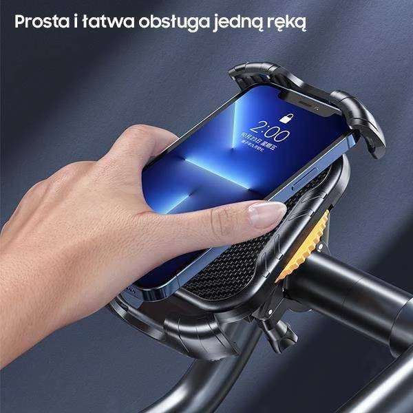 AWEI X29 bike mount 4.7″-6.7″ for frame juodos spalvos