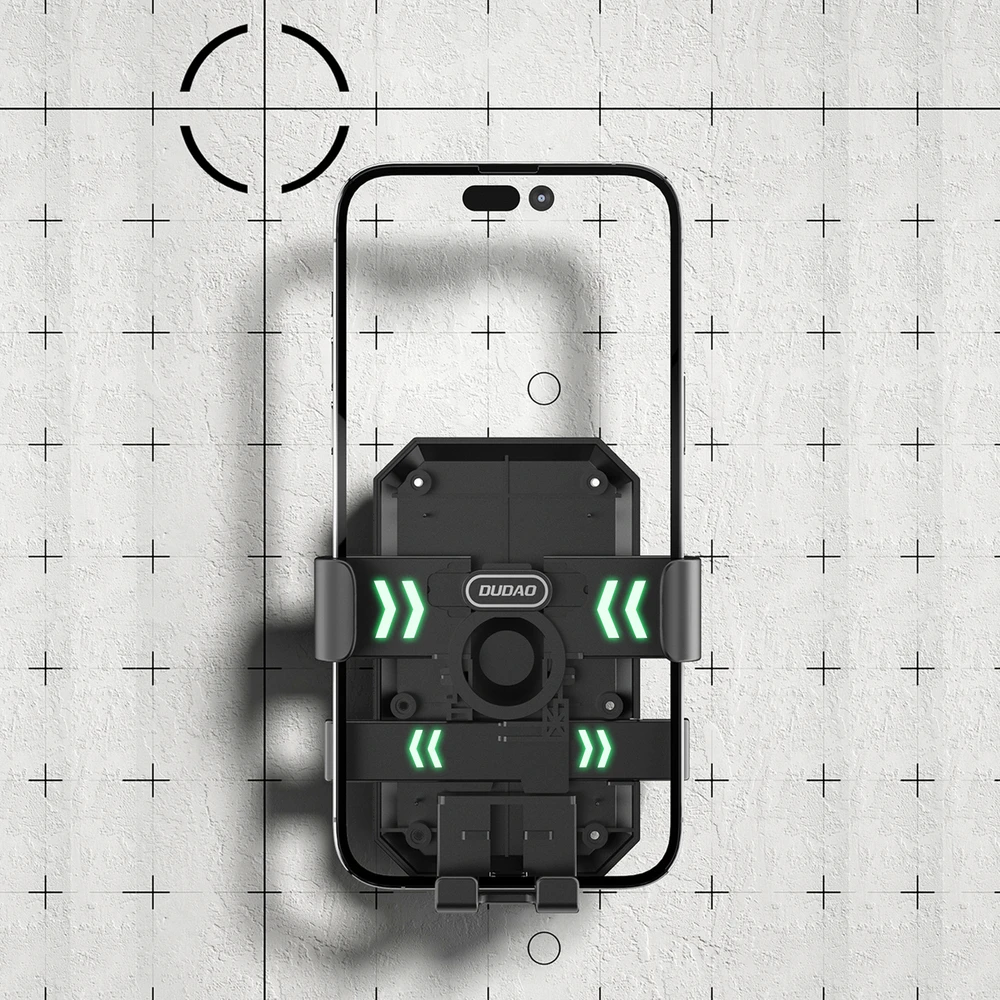 Dviračio / motociklo telefono laikiklis Dudao F7C – juodas