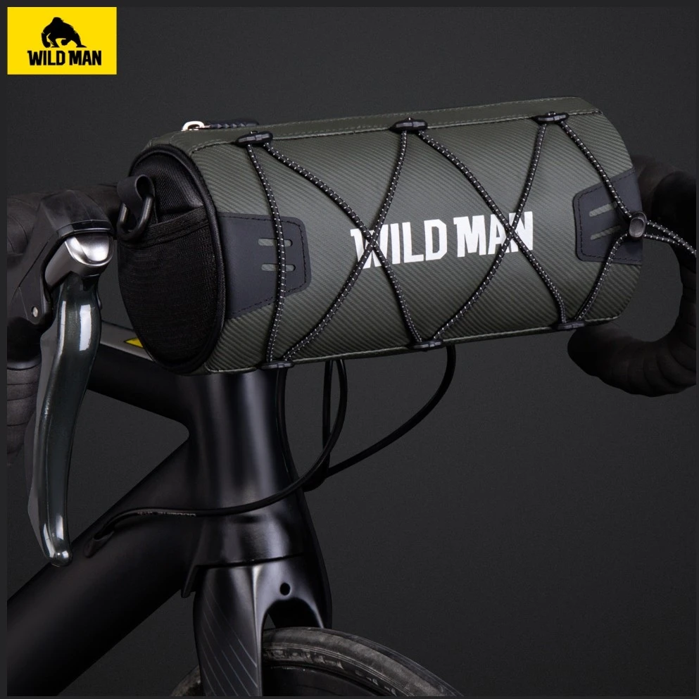 Bike Frame Bag WILDMAN GX300 2L Bike Mount juodos spalvos