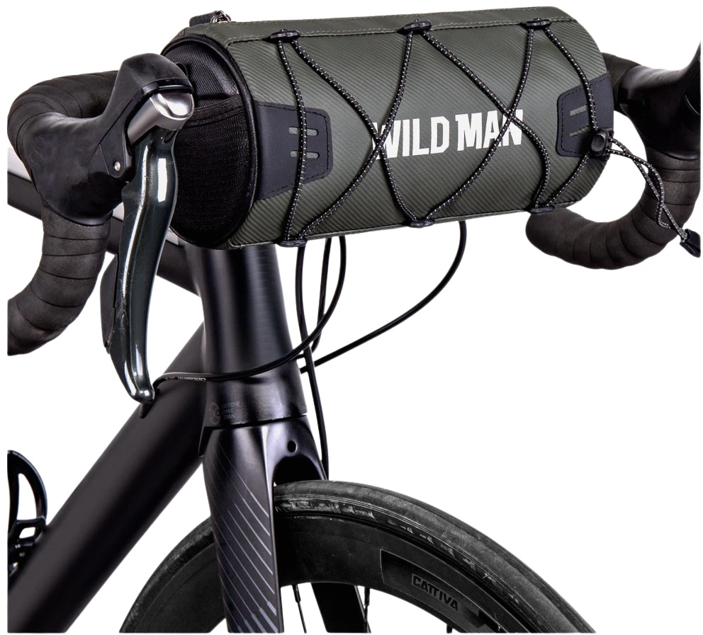Bike Frame Bag WILDMAN GX300 2L Bike Mount juodos spalvos