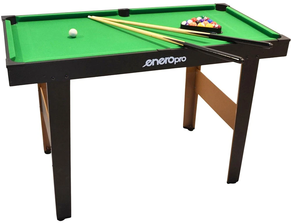 Enero Pro stalas biliardui juodas 121x61x79 cm
