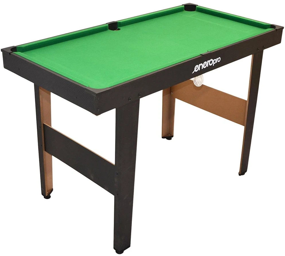Enero Pro stalas biliardui juodas 121x61x79 cm