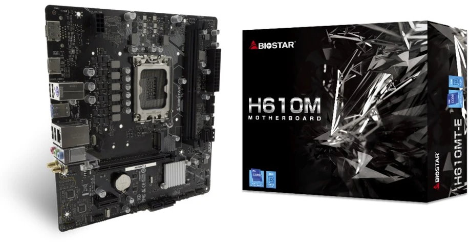 Pagrindinė plokštė Biostar H610MT-E, LGA 1700, Micro-ATX