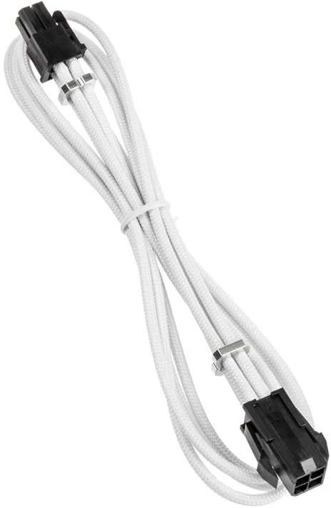 BitFenix Alchemy 4-Pin-ATX12V-Extensionskabel, 45 cm, sleeved – baltos spalvos
