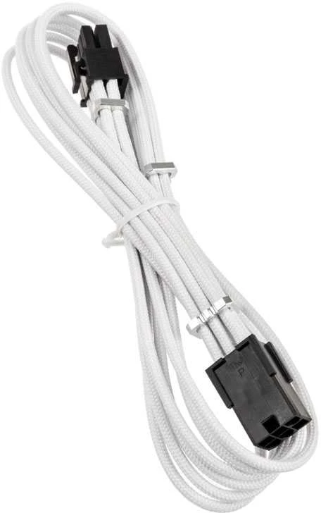BitFenix Alchemy 6-Pin-PCIe-Extension cable, 45 cm, sleeved – baltos spalvos