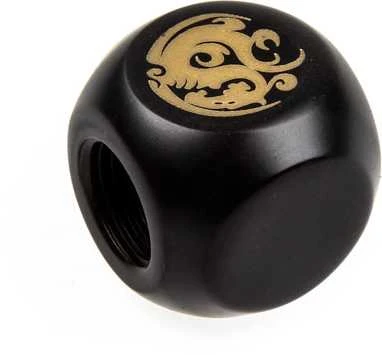 Bitspower adapteris T formos skirstytuvas 3x G1/4 colio IG – anglies juodumo
