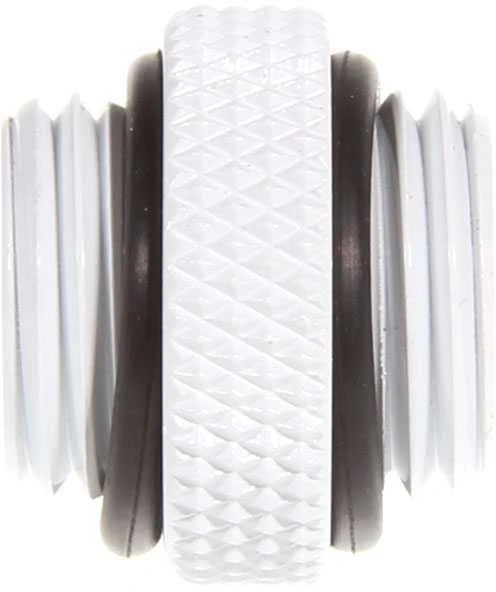 Bitspower Adapteris tiesus G1/4 col. AG į G1/4 col. AG – baltas