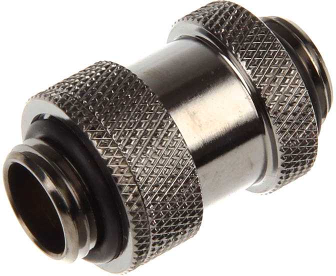 „Bitspower Aqua-Pipe II“ (22–31 mm) AGB vamzdžiams – G1/4 spalvos, blizgus juodas