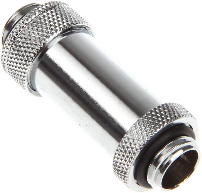 „Bitspower Aqua-Pipe II“ (41–69 mm) AGB vamzdžiams – G1/4 spalvos, blizgus sidabrinis