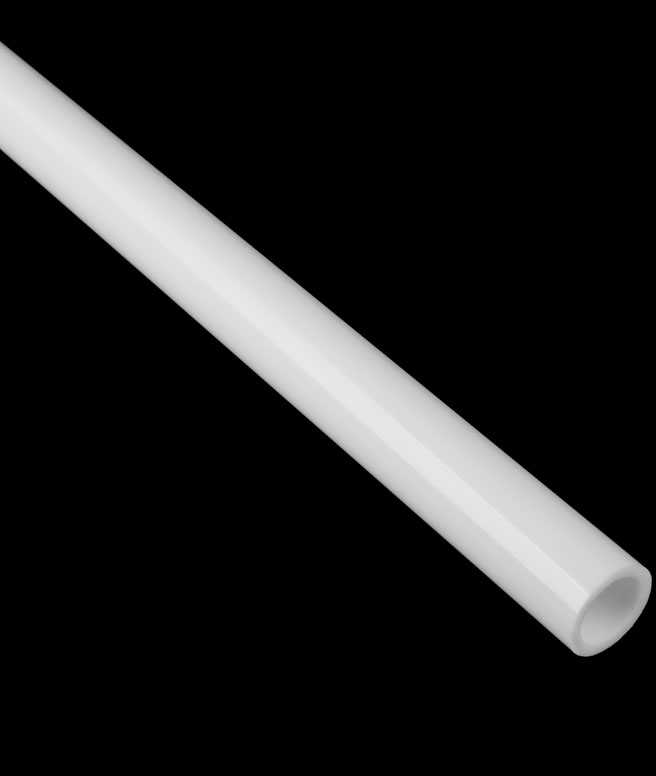 „Bitspower Crystal Link“ vamzdelis 16/12 mm, 500 mm, baltas