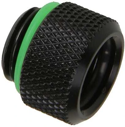 Bitspower 12mm kietojo vamzdžio jungtis su žalia tarpine