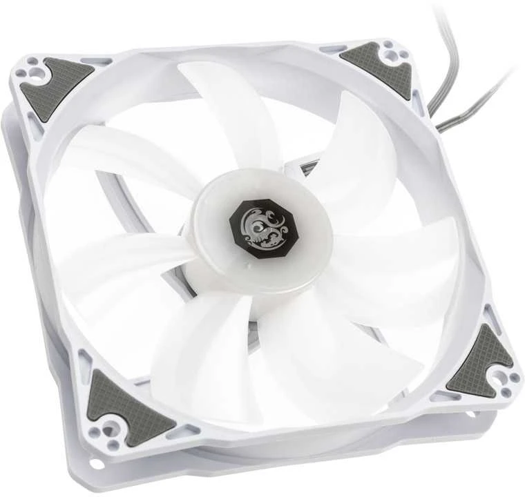 Bitspower Notos 120mm ARGB korpuso ventiliatorius – baltos spalvos
