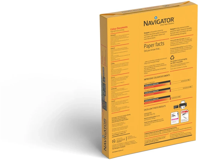 Biuro kopijavimo popierius NAVIGATOR Colour Documents, A4, 120gsm, 250 lapų
