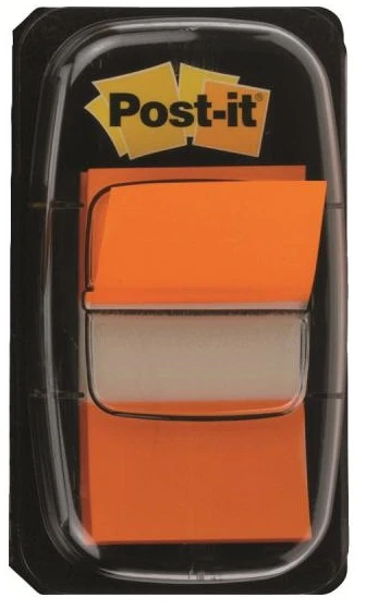 3M Lipnūs žymekliai POST-IT, 25,4 x 43,2 mm, 50 lapelių, oranžinė