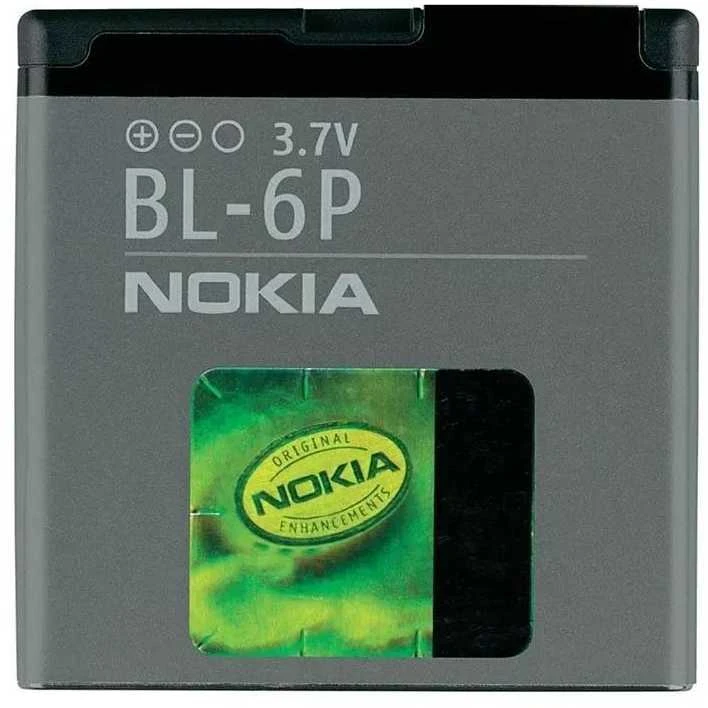 BL-6P Nokia Baterija 830mAh Li-Ion (Bulk)