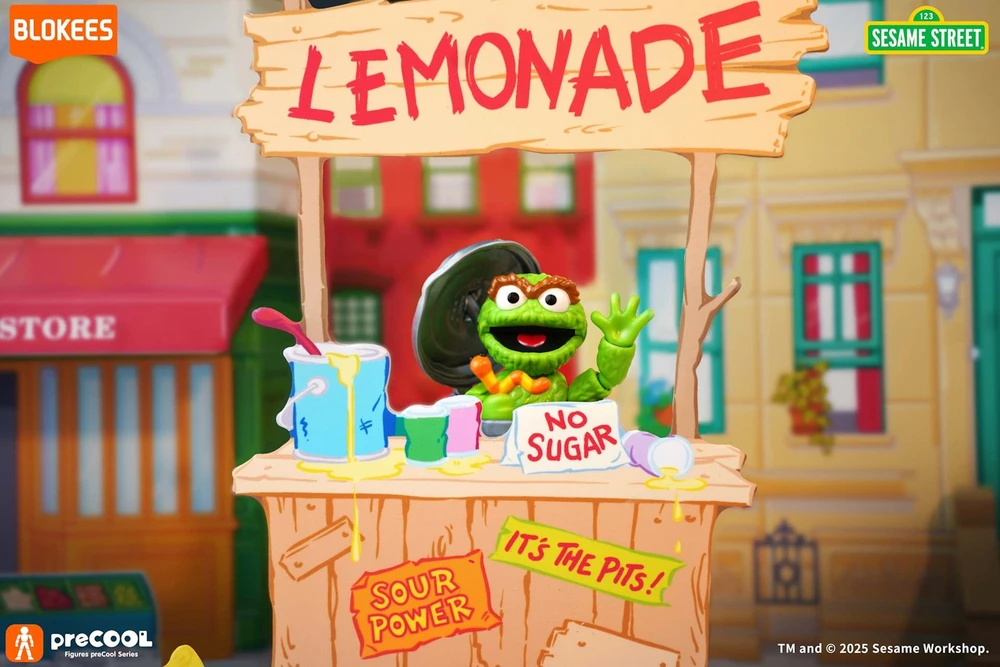 BLOKEES SESAME STREET FIGURES prieš ŠALDYMĄ S1 - OSKARAS