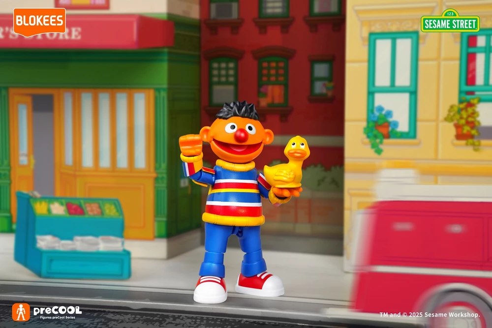 Blokees SESAME STREET FIGURES KALADĖLĖS, PRECOOLS, S1 - ERNIE