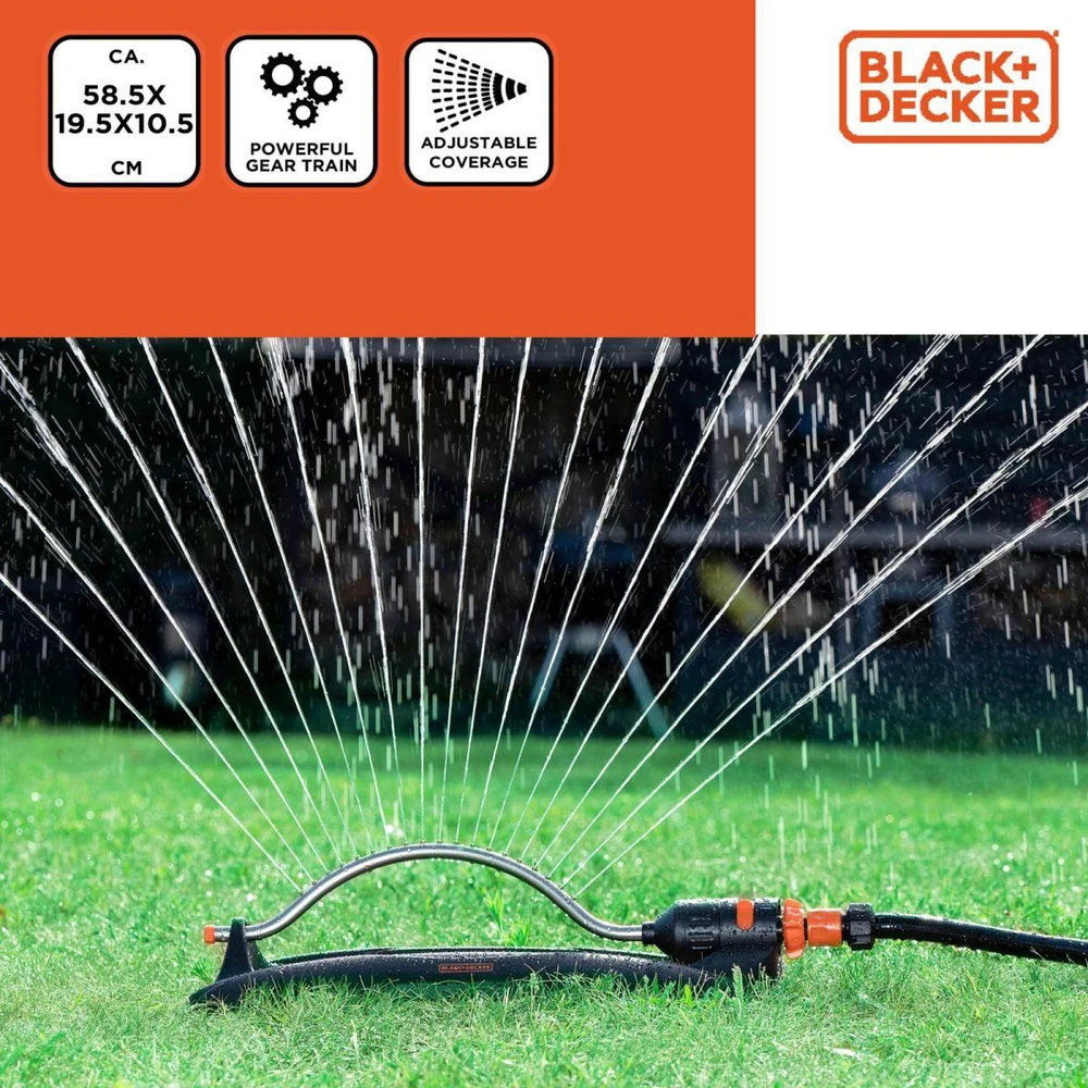 Black & Decker Osciliuojantis purkštuvas su 19 purkštukų Juodas & Decker