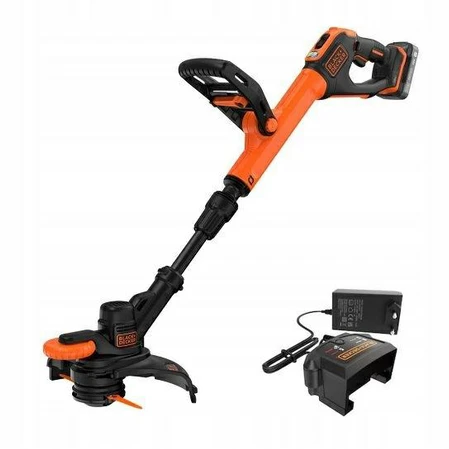 Black & Decker Juodas & Decker Juodas+DECKER ŽOLIAPJOVĖ-TRIMERIS 18V BCSTR918D1 25cm 1×2,0Ah