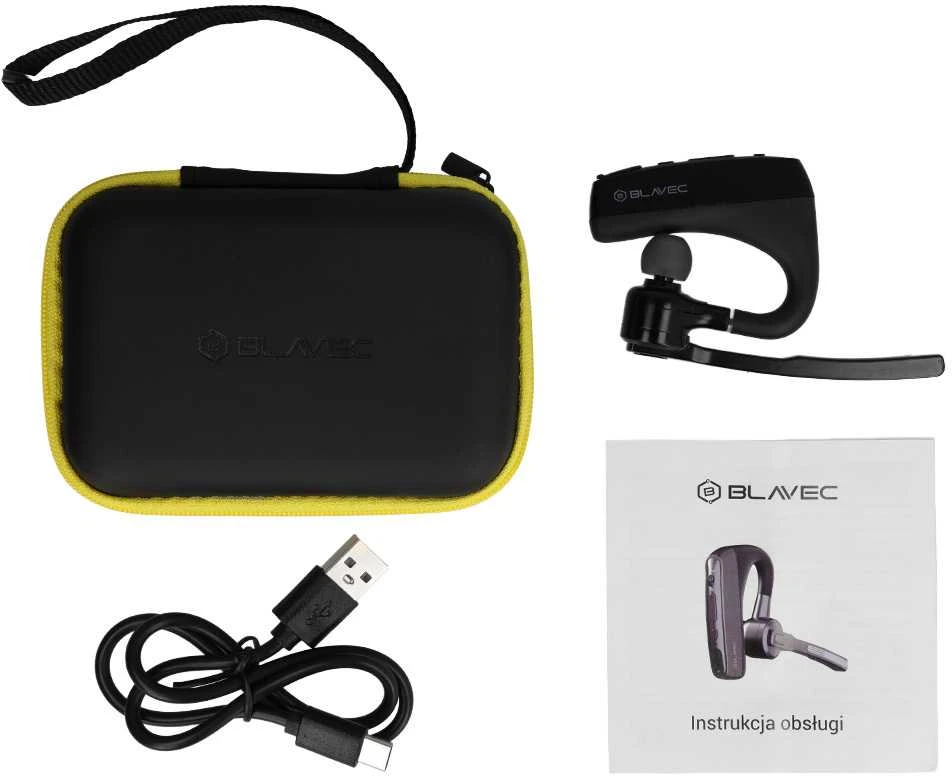 Blavec Ausinė Bluetooth Voyager 1 Multipoint (BHVG1-B) juoda