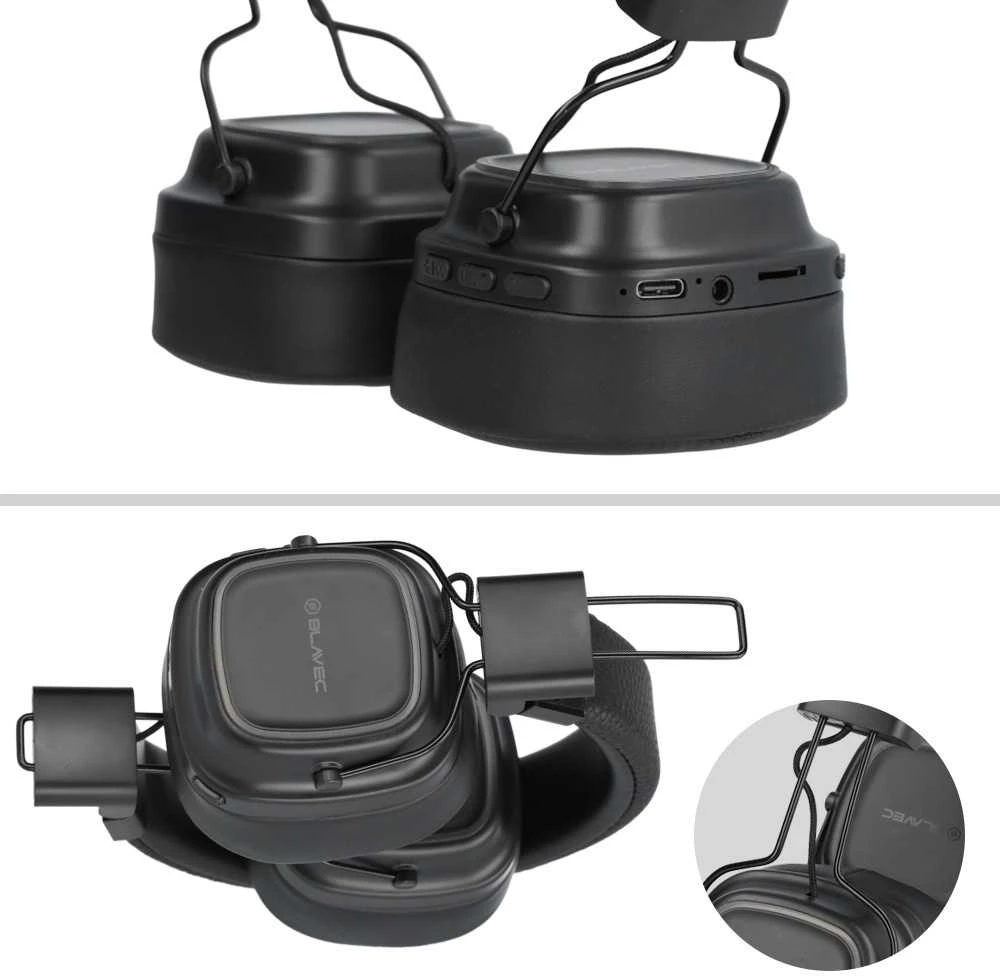 Oem Bluetooth ausinės BO-11 Bass Admiral (BO11-B) juodos spalvos