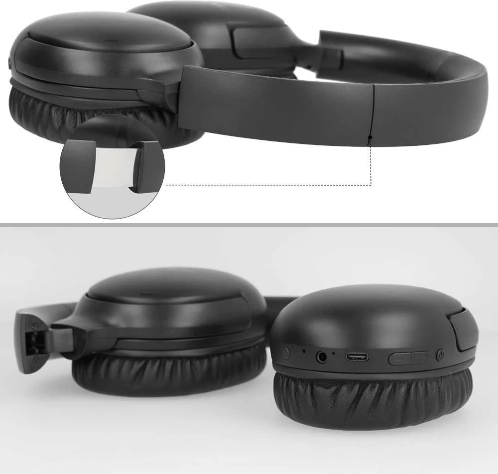 Oem Blavec ausines Bluetooth BO-12 Bass Master ANC (BO12-B) juodos spalvos