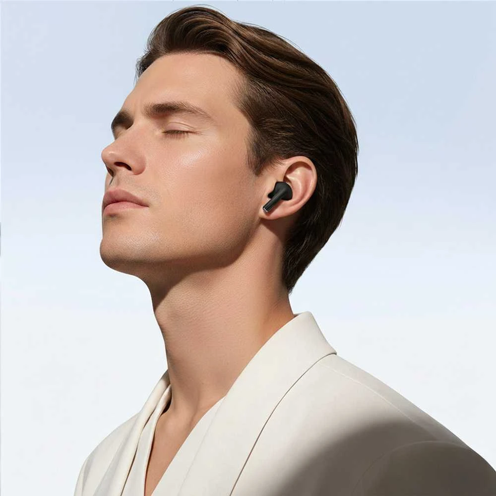Blavec ausinės Bluetooth TWS BW-02 Carbon (BW02-B) juodos spalvos