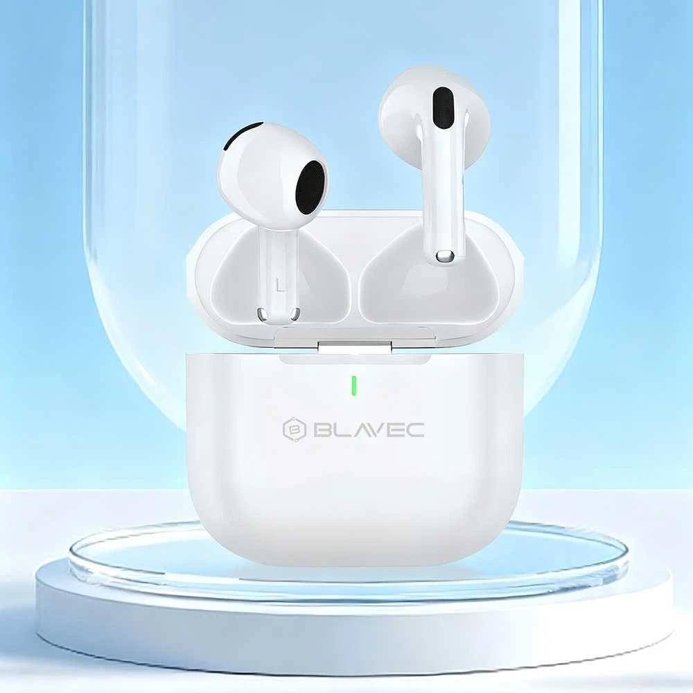 Blavec ausinės Bluetooth TWS BW-06 Soul (BW06S-W) baltos spalvos