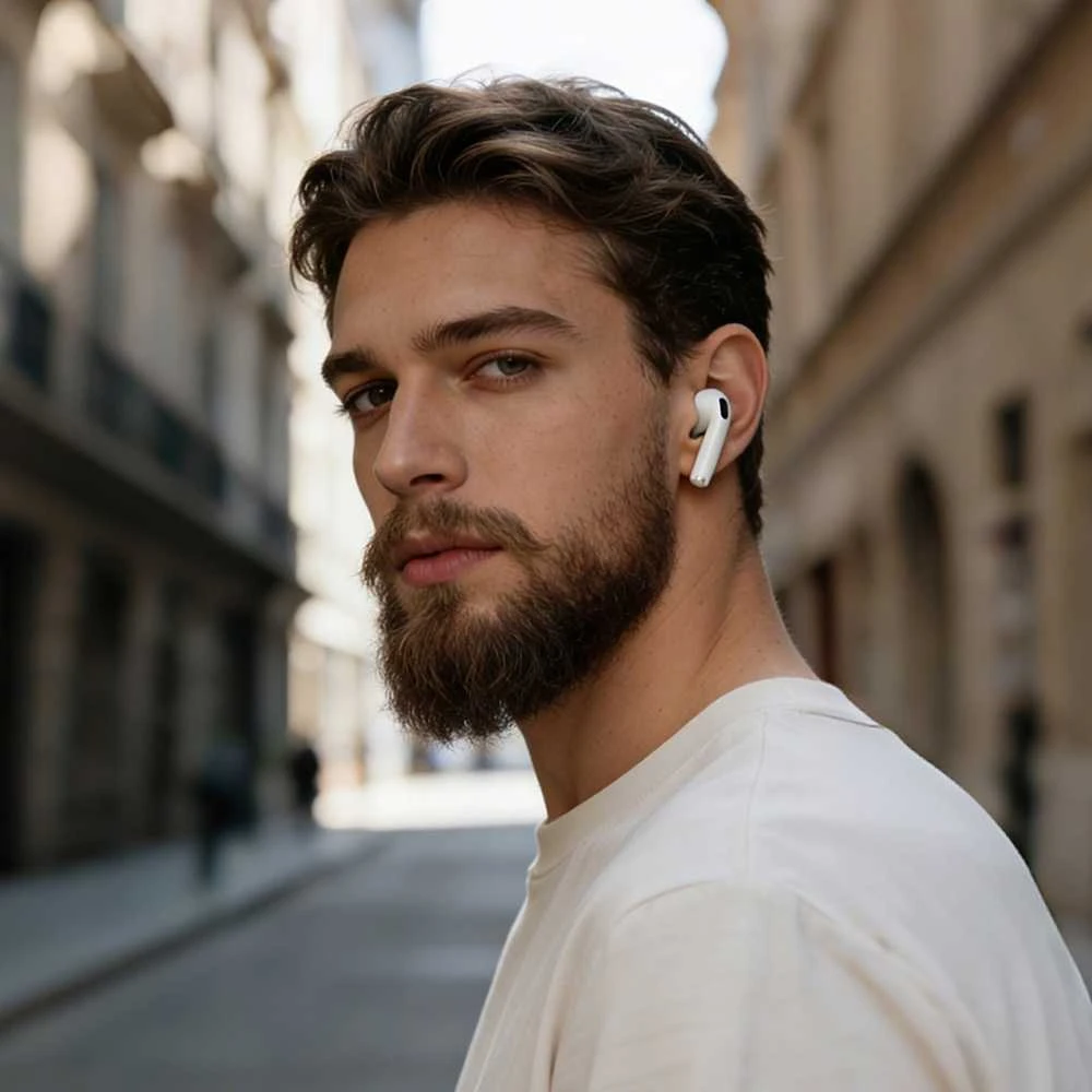 Blavec ausinės Bluetooth TWS BW-06 Soul (BW06S-W) baltos spalvos