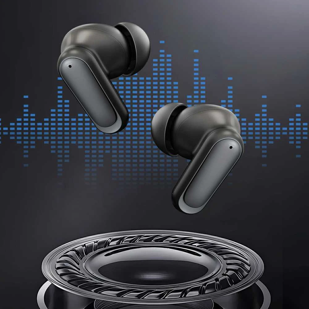 Blavec ausinės Bluetooth TWS BW-08 Speak AI (BW08SA-B) juodos spalvos