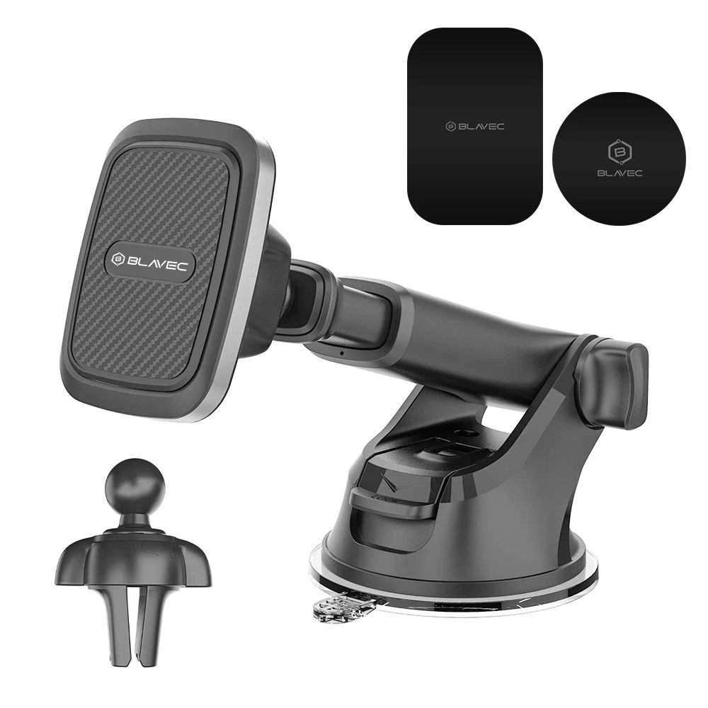 Blavec automobilinis laikiklis BH-06 magnetinis (BH06-MAVWSB) juodos spalvos