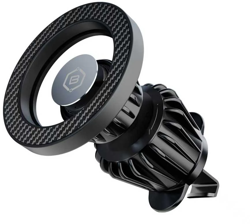 Blavec automobilinis laikiklis BH-16A Carbon magnetinis Magsafe (BH16AC-MAVB) juodos spalvos