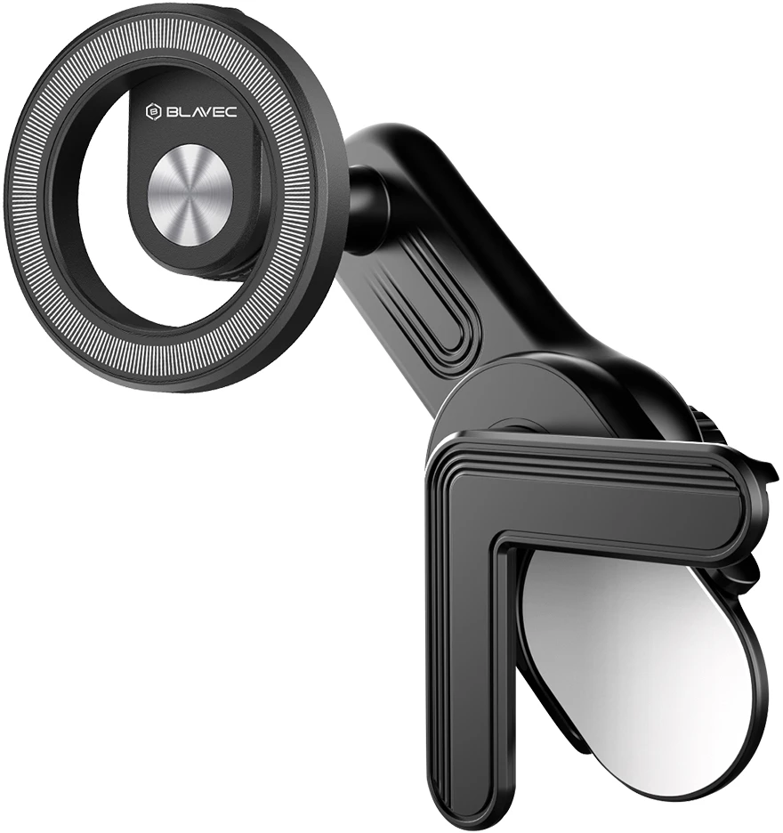Blavec magnetinis automobilinis laikiklis BH-27 Magsafe ekrano kampui (BH27-MCB) juodas