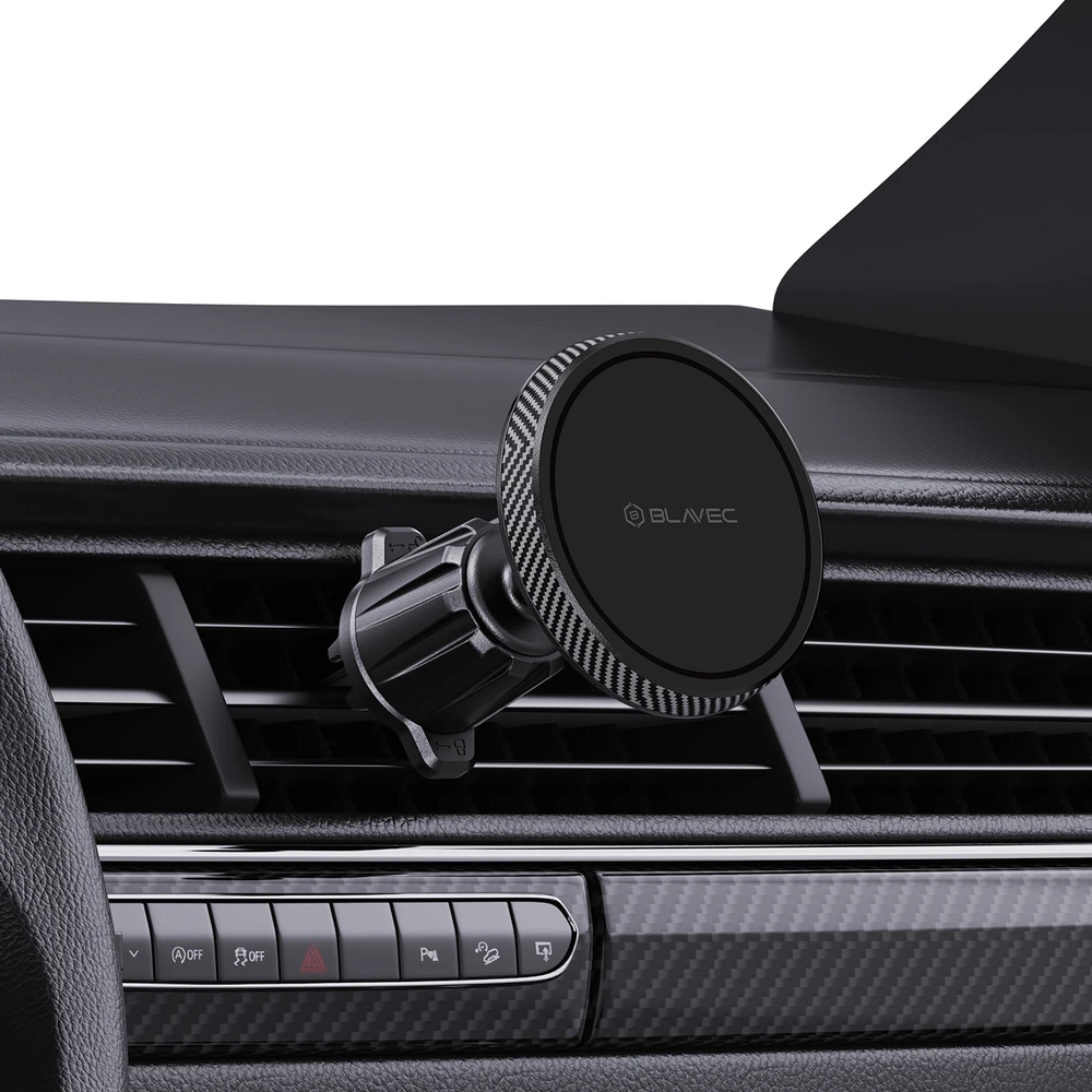 Blavec automobilinis telefono laikiklis BH-23A magnetinis (BH23-MAVA) juodos spalvos