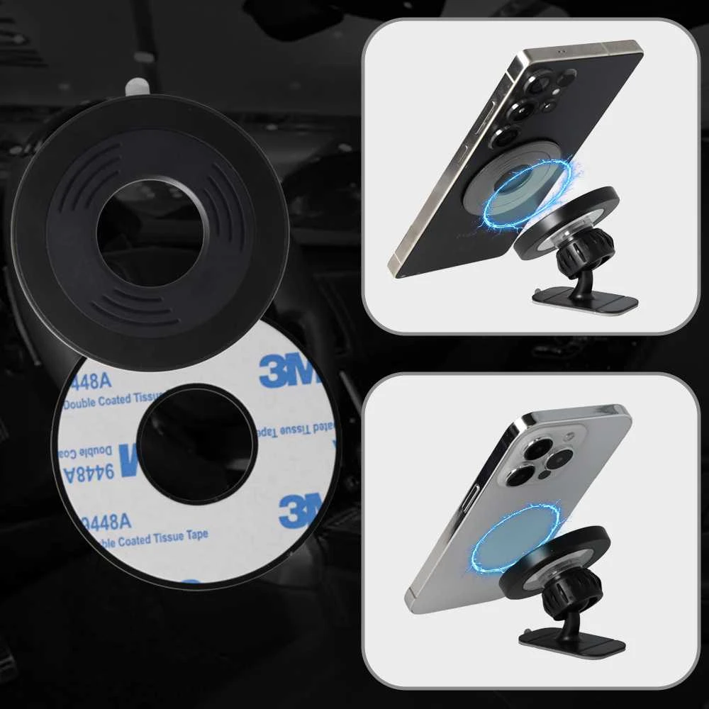 Blavec automobilnis laikiklis BH-16B Carbon magnetinis Magsafe (BH16BC-MDB) juodos spalvos