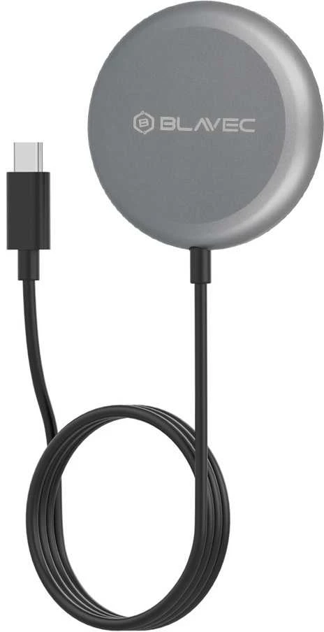 Blavec belaidis įkroviklis BQI-03 Qi2 15W magnetic Magsafe (BQI03-QI2MB) juodos spalvos