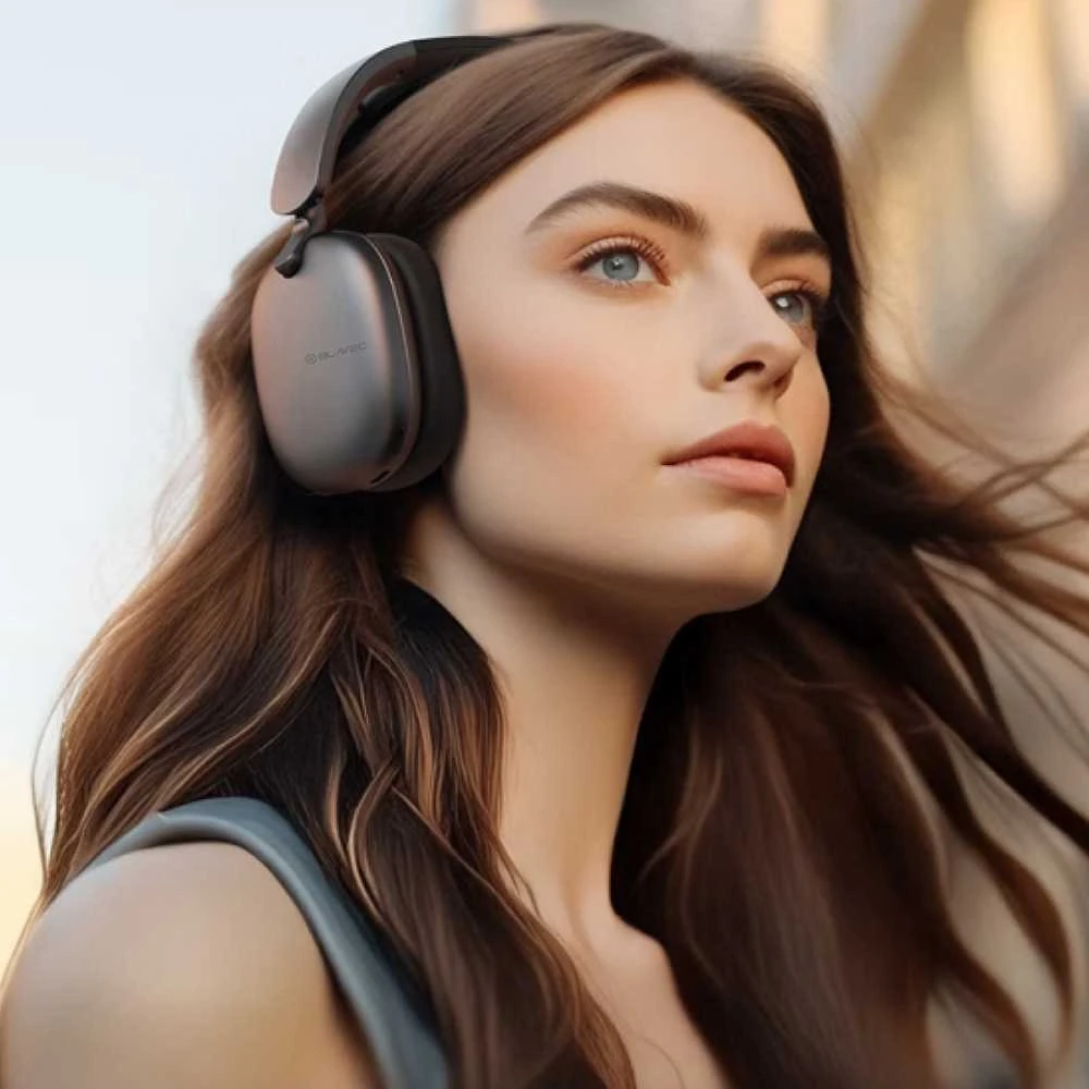 Oem Blavec Bluetooth ausinės BO-10 Bass Expert ANC (BO10-B) juodos spalvos