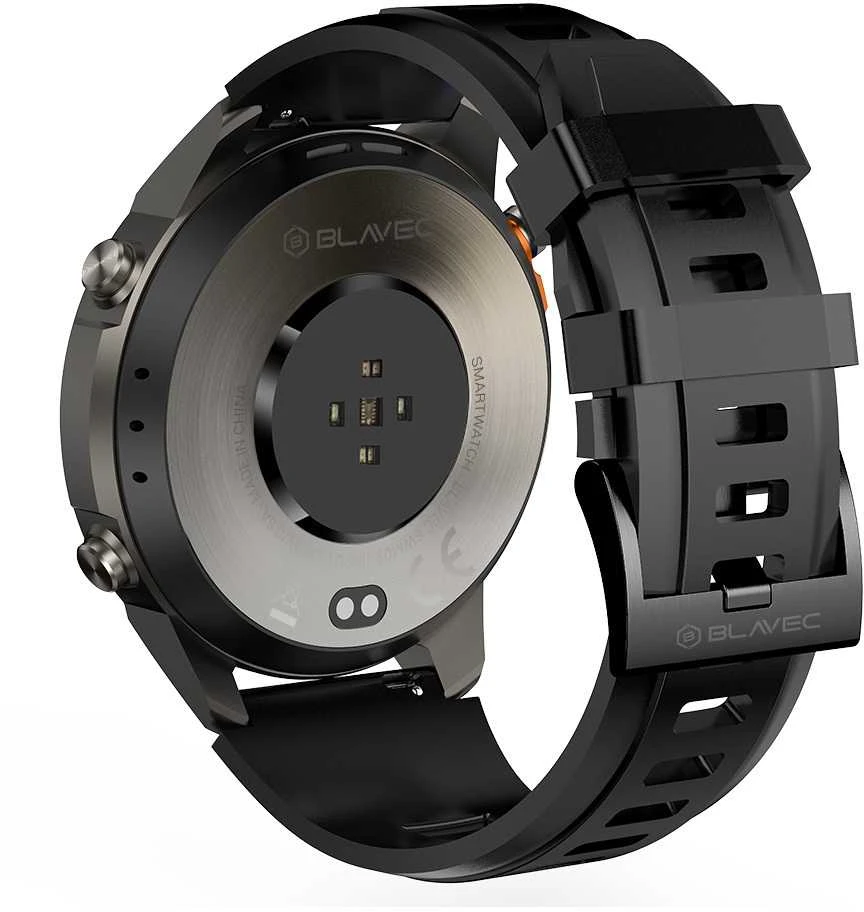 Blavec išmanusis laikrodis M-03 Predator AMOLED GPS Voice Call (SWM03-GP) graphite + 1 band