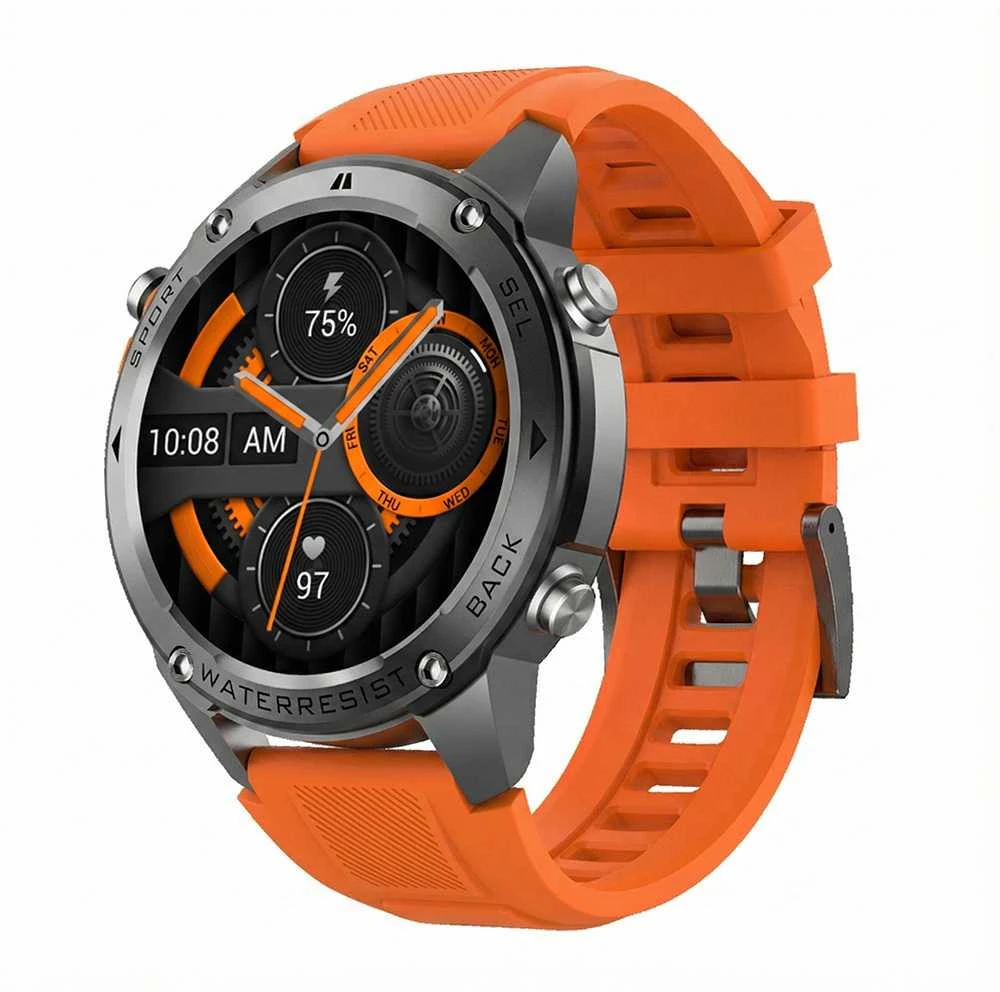 Blavec išmanusis laikrodis M-03 Predator AMOLED GPS Voice Call (SWM03-GP) graphite + 1 band
