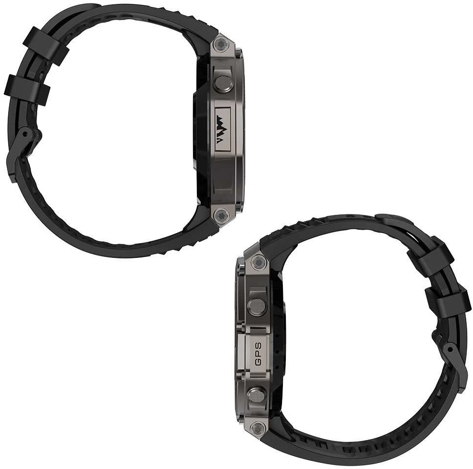 Blavec išmanusis laikrodis M-04 Falcon AMOLED GPS Voice Call (SWM04-GP) graphite + 1 band
