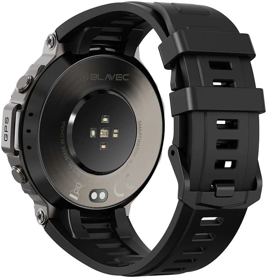 Blavec išmanusis laikrodis M-04 Falcon AMOLED GPS Voice Call (SWM04-GP) graphite + 1 band