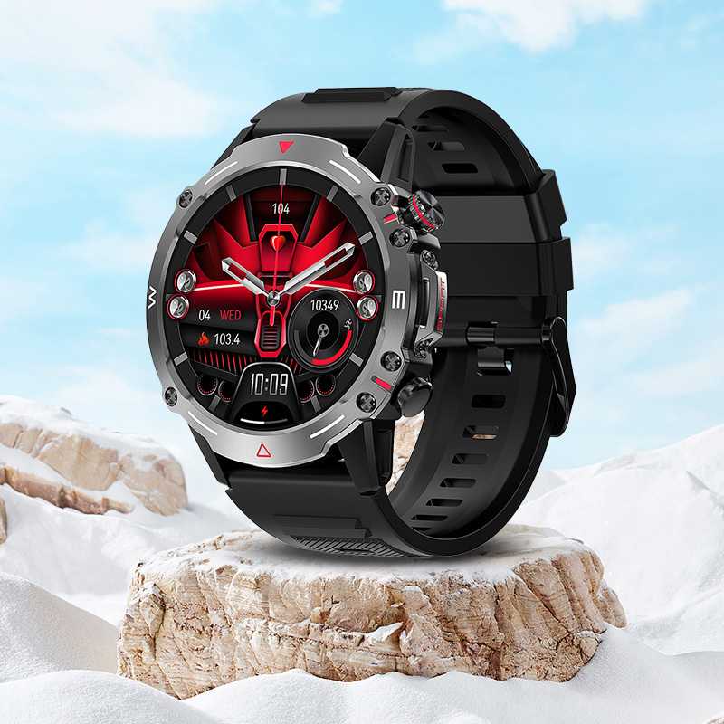 Blavec Išmanusis laikrodis M07 Raptor HD AMOLED (SWM07-B) juodos spalvos