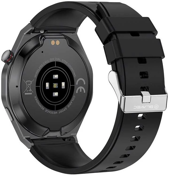 Blavec Išmanusis laikrodis U-02 Kenzo HD AMOLED Voice Call (SWU0-B) juoda + 1 dirželis