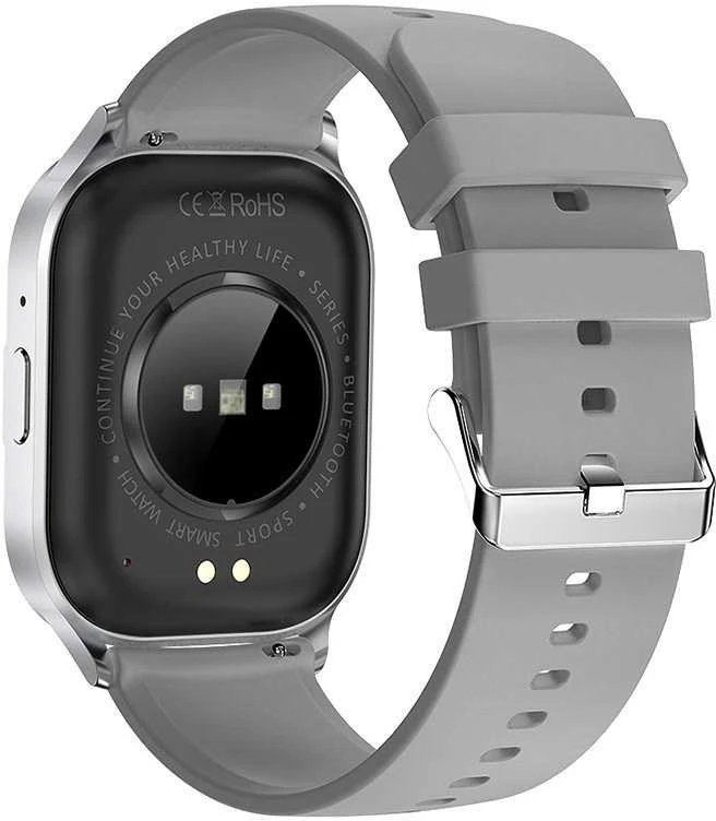 Blavec išmanusis laikrodis W18 Hellia HD AMOLED (SWW18-G) pilkos spalvos