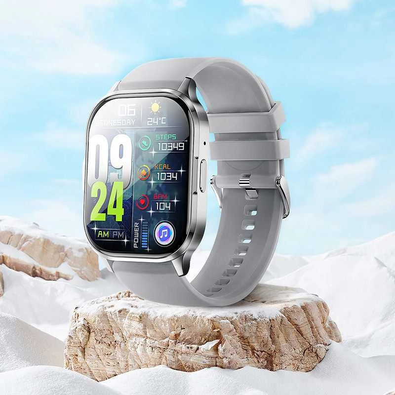 Blavec išmanusis laikrodis W18 Hellia HD AMOLED (SWW18-G) pilkos spalvos