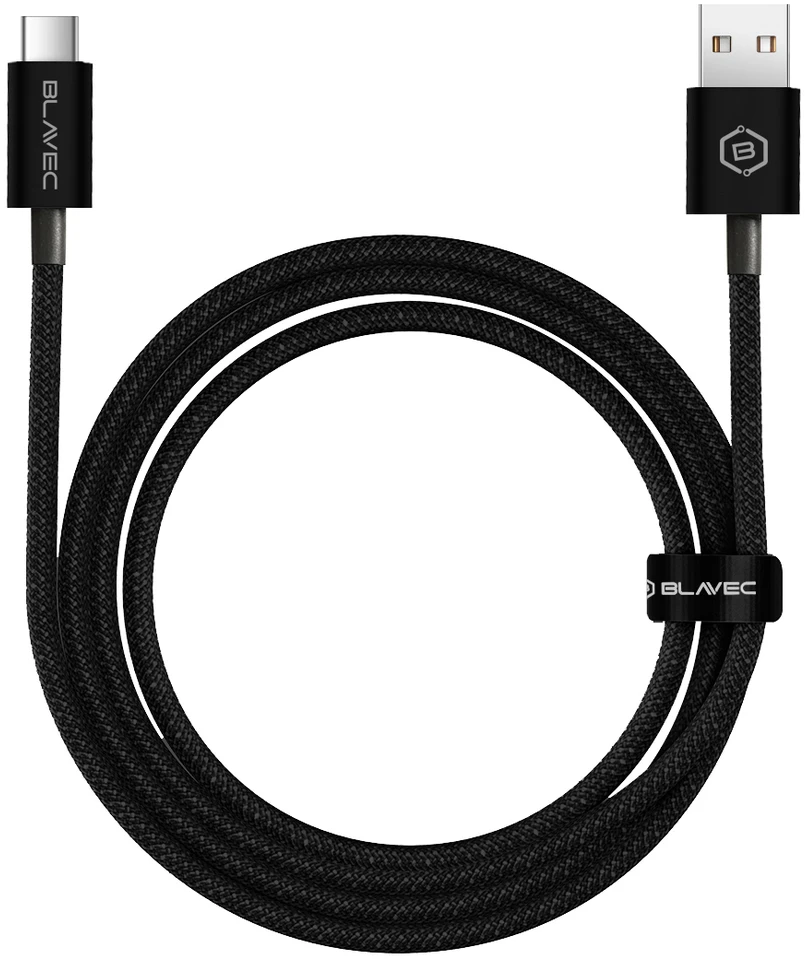 Oem Blavec kabelis Candy pintas – USB-C jungtimi – PD 60W 3A, 1 metras, Apple CarPlay/Android Auto (CCA-UC3B10), juodas