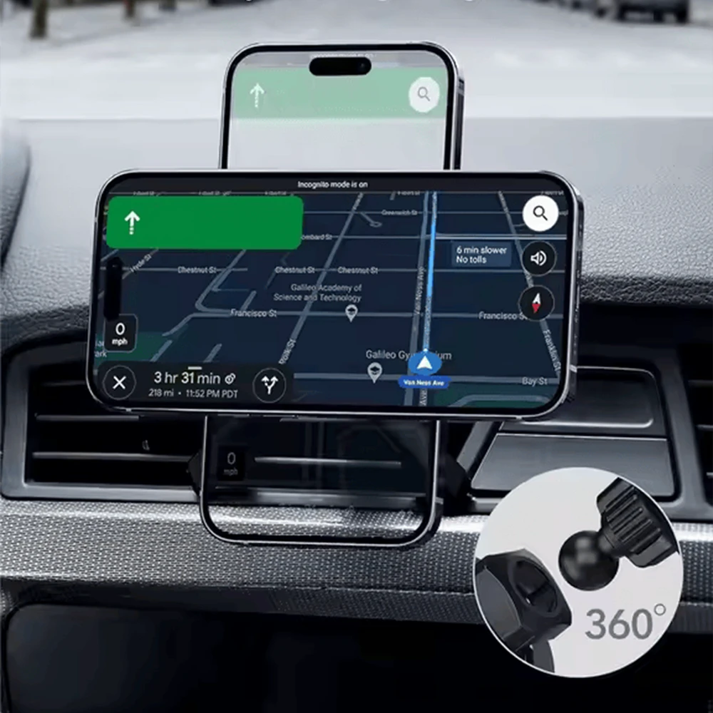 Blavec laikiklis automobilinis BH-14 magnetinis Magsafe (BH14-MAVB) juodos spalvos
