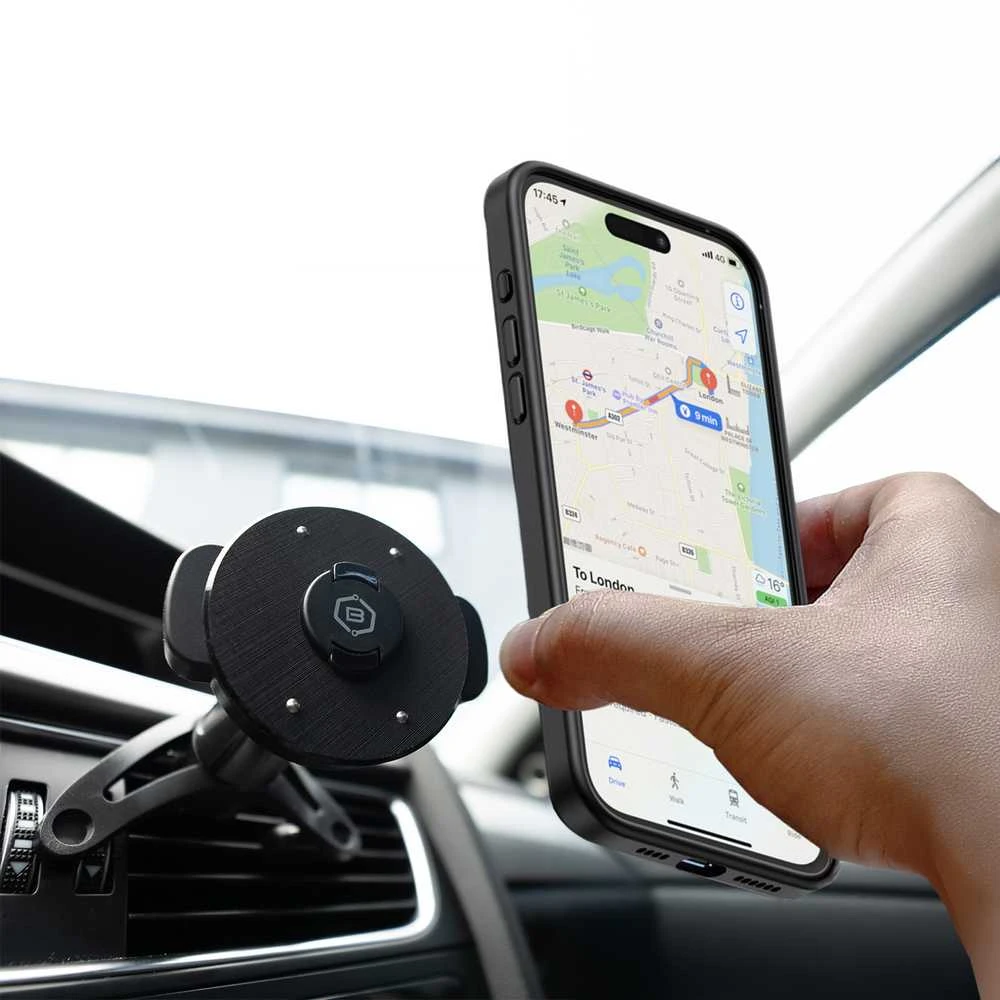 Riposo Blavec laikiklis automobilinis BH-15 Quick Lock Magsafe (BH15-QLMAVB) juodos spalvos